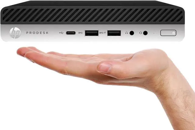 Alt view image 3 of 7 - HP Computer ProDesk 600 G3 Mini Windows 10 Pro Business Desktop Tiny PC | Intel Core i5 7500T Processor | 16GB DDR4 RAM | 512GB M.2 NVMe SSD | WIFI | Bluetooth | Wireless Keyboard and Mouse