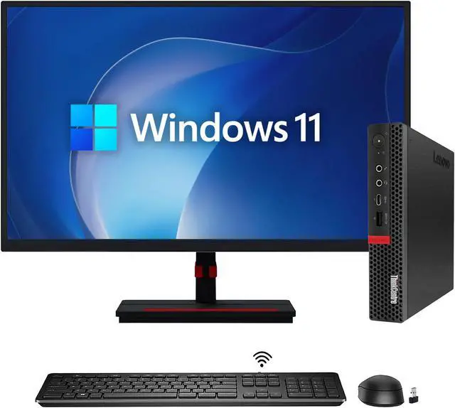 Refurbished: Lenovo ThinkCentre M720q Mini Windows 11 Pro