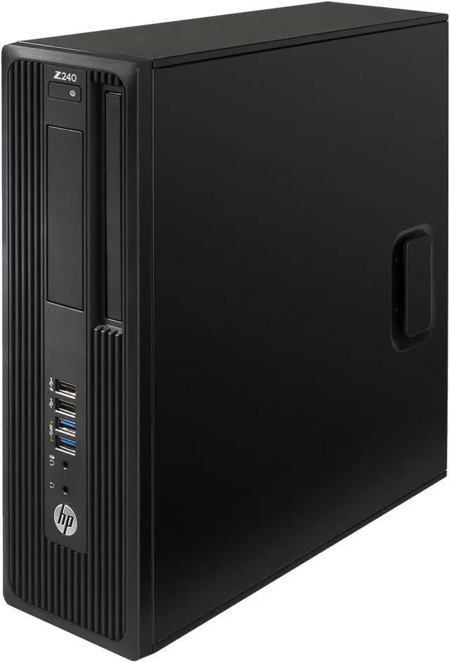 Alt view image 4 of 9 - HP Workstation Z240 SFF Gaming PC/ NVIDIA Graphics RTX 3050 6GB/ Intel Core i7 4.00 GHz CPU/ 1TB SSD/ 16GB DDR4 RAM/ Windows 10 Pro/ Desktop Computer/ Gaming Keyboard and Mouse/ WIFI - Black