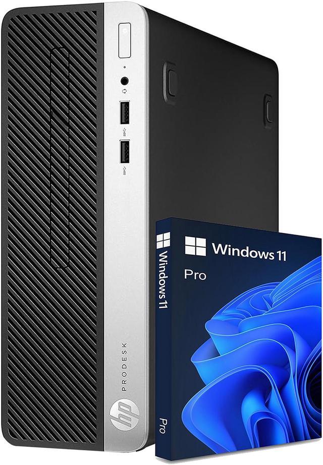 Refurbished: HP ProDesk 400 G5 SFF Windows 11 Pro Desktop Computer PC -  Intel Core I5-8500 Processor Up to 4.10 GHz | 32GB DDR4 RAM | 2TB NVMe SSD  | WIFI | Bluetooth - Black/Silver - Newegg.com