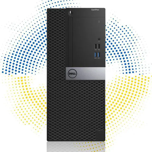 Alt view image 5 of 7 - Dell OptiPlex Computers Mini Tower Professional Desktop PC | Intel i5 Quad-Core Processor Up to 3.60 Ghz | 16GB DDR4 RAM | 1TB NVMe SSD | Windows 10 Pro | Built- in WIFI - Black