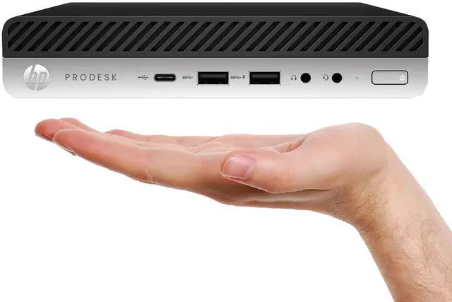 Alt view image 5 of 7 - HP ProDesk 600 G5 Mini Desktop Tiny Computer - Windows 11 Pro - Hexa Core I5-9500T 9th gen CPU - 32GB DDR4 RAM - 1TB NVMe SSD