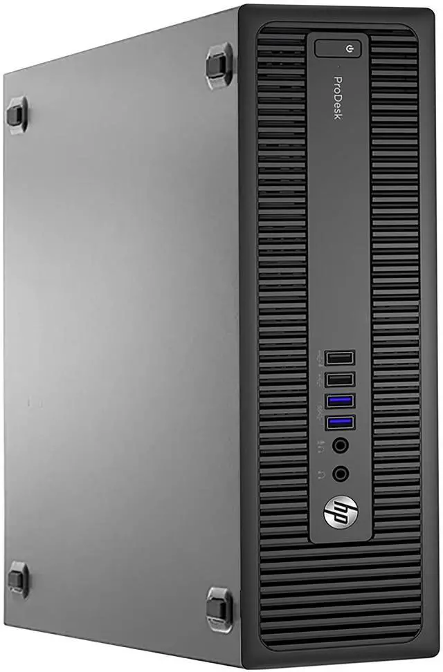 Main image of HP ProDesk 600 G2 SFF Windows 10 Pro Desktop PC - Intel Quad-Core I7 Processor Up to 4.00GHz, 16GB DDR4 RAM, 512GB SSD, Wireless Keyboard Mouse, WIFI, Bluetooth, Dual Monitor Support - Black