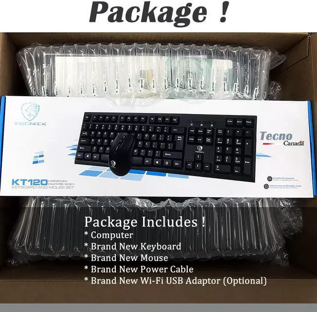 Alt view image 5 of 5 - HP ProDesk 600 G1 SFF Computer Intel Core i5 4570 8GB 256GB SSD DVD Windows 10 Home  New Keyboard, Mouse,Power cord,WiFi Adapter