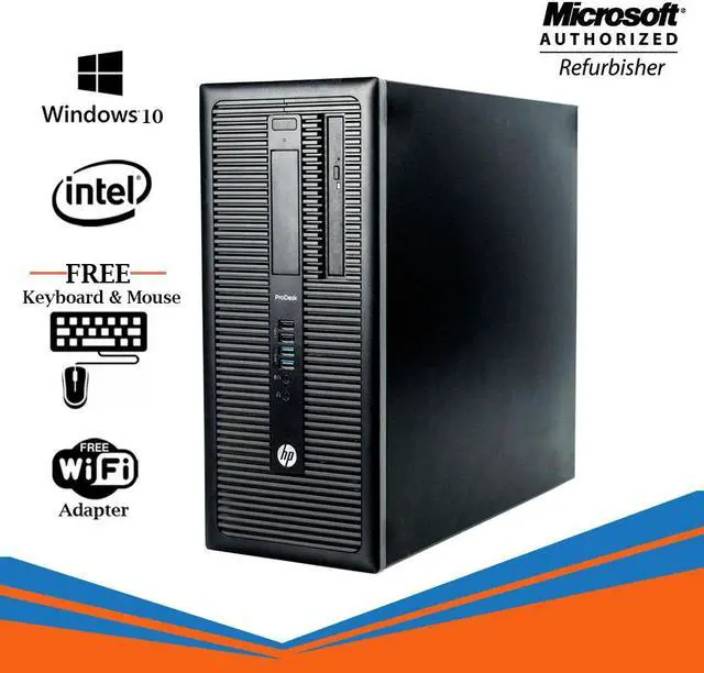 Refurbished: HP ProDesk 600 G1 Tower Computer Intel Core i5
