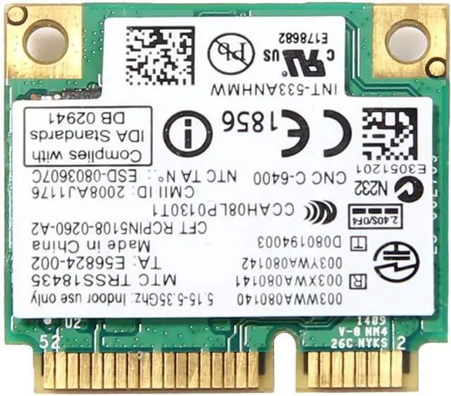 Alt view image 3 of 7 - TelDaykemei 5473Mbps WiFi 6E Intel AX210 Bluetooth 5.2 M.2 2230 Key E Network Card 2.4G/5Ghz/6Ghz Wireless Internal Adapter AX210NGW 802.11ac/ax WiFi Adapter, Support Windows 10 for Laptop Desktop