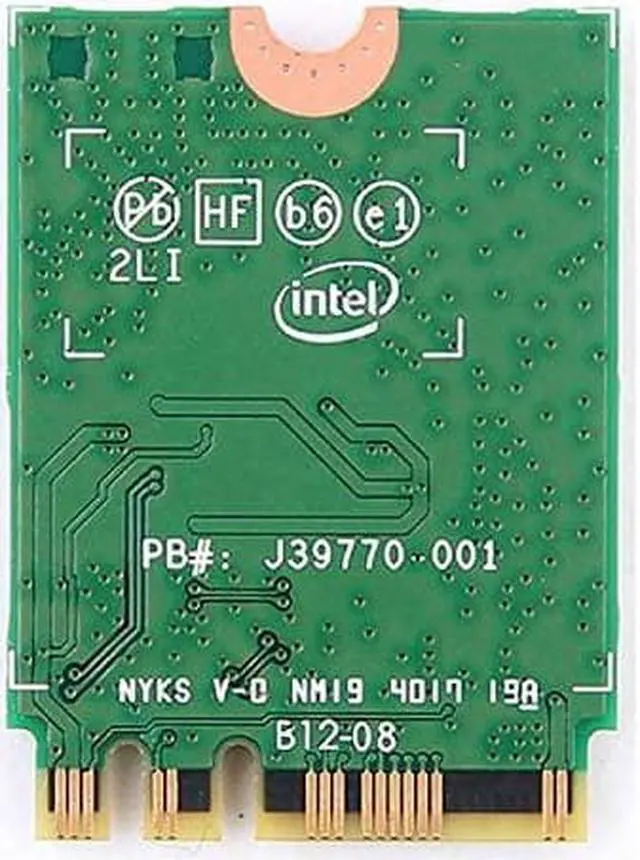 Alt view image 9 of 10 - Intel 9260NGW 2.4G/5G 300Mbps+1730Mbps 160 MHz Channels Bluetooth 5.0 NGFF Combo Wifi Adapter