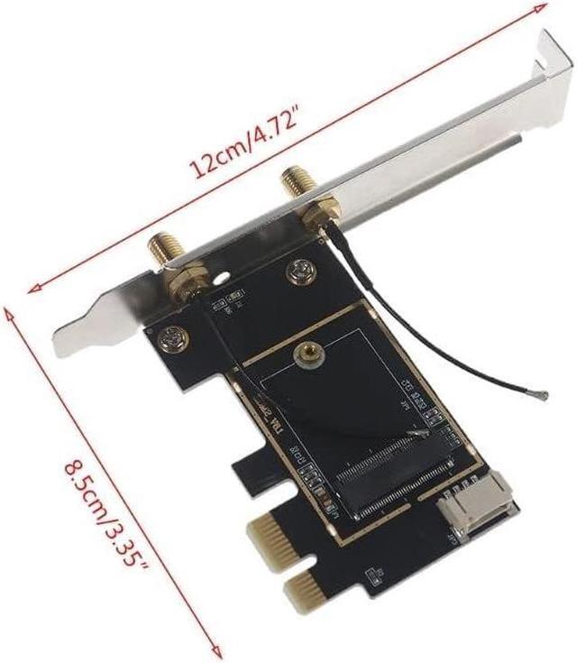 Alt view image 7 of 7 - AX1650x Killer Series Desktop Wi-Fi 6 Kit | 2.4 Gbps | Bluetooth 5.2 Support | PCIe x4 | No vPro AX200.NGWG.NVXX