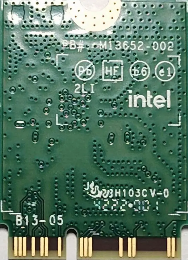 Alt view image 2 of 2 - AX211 WIFI 6E CNVio2 Adapter w/Tri Band 2.4 | 5 | & 6GHz AX211NGW 2.4Gbps 802.11ax Wireless CRF Card Bluetooth 5.3 Compatible No vPro