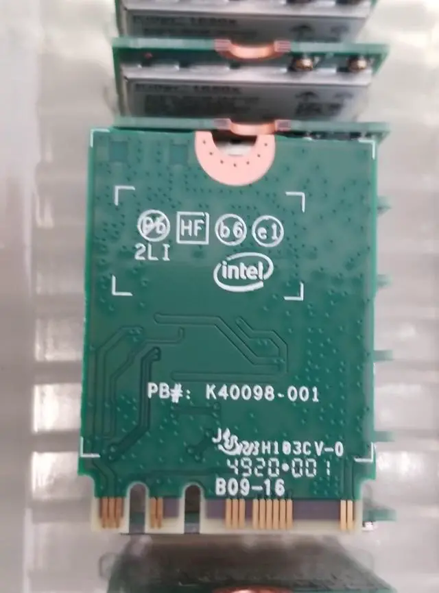 Alt view image 2 of 2 - Intel Killer Wi-Fi 6 AX1650x AX200 M.2 2230 Bluetooth 5.2 WiFi Card (Single Pack)