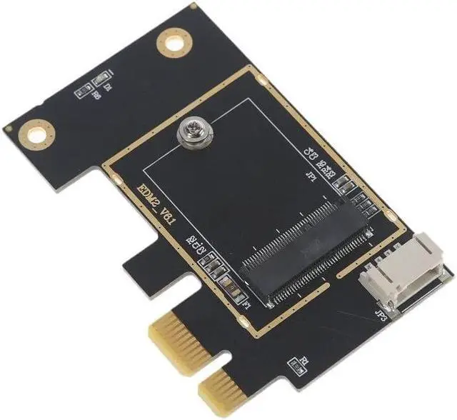 Alt view image 3 of 7 - M.2 NGFF Wireless Card to PCI-e 1X Adapter M.2 Bluetooth-compatible Network Card To WIFI WLAN Converter Desktop for 8260