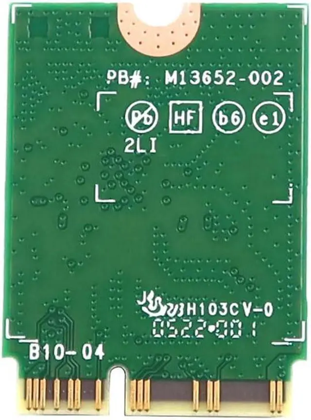Alt view image 3 of 3 - G83J7_UA Intel AX211NGW 2.4GBPS M.2 2230 CNVIO2 802.11AX Wifi 6E Bluetooth 5.3 Card G83J7 Laptop Wireless Cards - Wifi