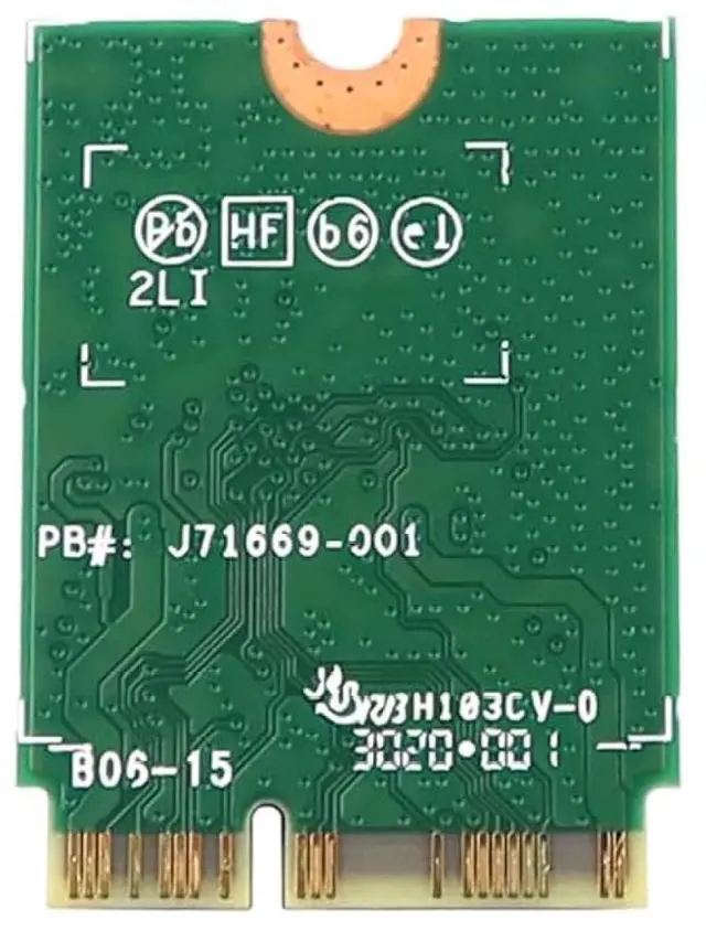Alt view image 2 of 7 - HighZer0 Electronics Wireless-AC 9461 Legacy Wi-Fi Adapter | 433Mbps WiFi with Bluetooth 5.1 | 2.4GHz & 5GHz Network Card | Requires 8-9th Gen Intel CPU | 9461NGW Wireless Adapter