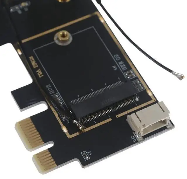 Alt view image 7 of 7 - AX1675x Killer Series Desktop Wi-Fi 6E Kit | 2.4 Gbps | Bluetooth 5.3 Support | PCIe x4 | Tri Band 2.4/5/6 GHz No vPro AX210.NGWG.NVX