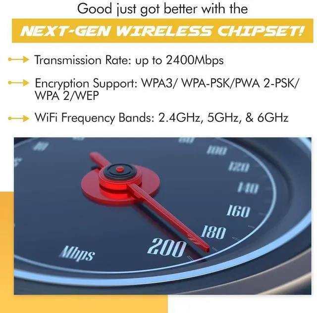 Alt view image 6 of 7 - AX210 Desktop Wi-Fi Kit | 2.4 Gbps | Bluetooth 5.3 Support | PCIe x4 | Wi-Fi 6E Tri Band 2.4/5/6 GHz No vPro AX210NGW