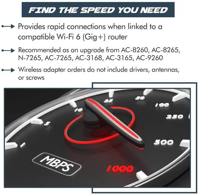 Alt view image 6 of 7 - WIFI 6 Laptop Upgrade Card Dual Band AX200NGW 2.4Gbps 802.11ax Wireless AX200 WiFi Card Support Bluetooth 5.0 No vPro