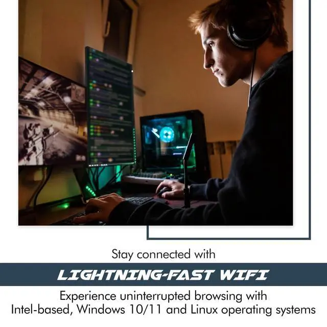 Alt view image 3 of 7 - HighZer0 Electronics AX200 Wi-Fi 6 Adapter | Dual-Band 802.11ax M.2 Wifi Card for PC | Up to 2.4 Gbps | No vPro | Supports Bluetooth 5.2 & Intel, AMD, Windows 10/11, Linux AX200NGW