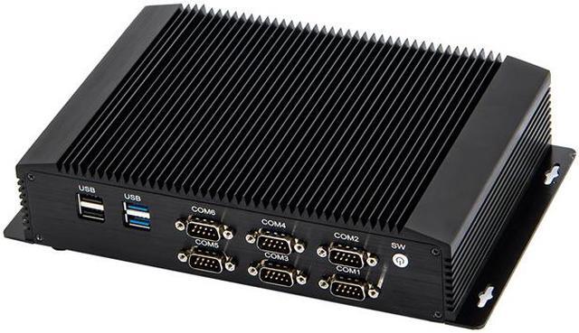 Alt view image 6 of 6 - HUNSN Industrial PC, Mini Computer, I5 4200U 4250U 4258U 4278U, IM05, Windows 11 / Linux Ubuntu, 4G, WOL, Watchdog Supported, 2 x LAN, GPIO, 6 x COM RS232 422 485, 0 RAM, 0 Storage, Barebone No System