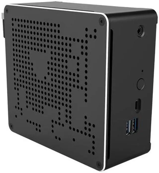 Alt view image 4 of 5 - 4K Mini PC, HTPC, NUC, Small Server, Windows 11 or Linux Ubuntu, Support Proxmox, Vmware, ESXI, KODI, Intel 8 Cores I9 9880H, HUNSN NBY02, DP, HDMI, TYPE-C, 2 x LAN, 16G RAM, 512G SSD, 1TB HDD