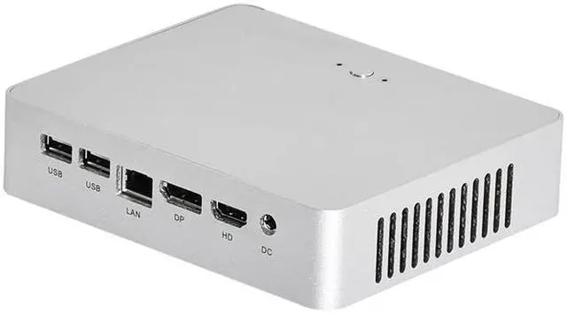 Alt view image 2 of 5 - 4K Mini PC, HTPC, Kodi Box, Intel Core I3 7100U, HUNSN BM22, Desktop Computer, AC WiFi, BT, DP, HDMI, 3 x USB3.0, 2 x USB2.0, Type-C, LAN, Smart Fan, Barebone, NO RAM, NO Storage, NO System
