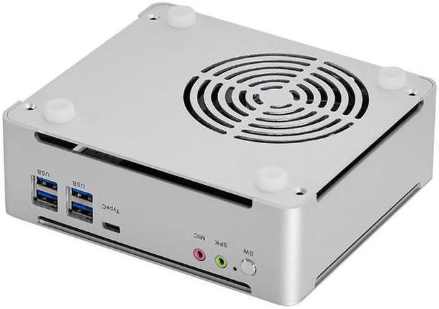 Alt view image 3 of 7 - HUNSN 4K Mini PC, Desktop Computer, BM21, 6 Cores I7 8750H, Server, Wi-Fi 6, BT 5.2, DP, HDMI, 6 x USB3.0, Type-C, LAN, Smart Fan, Barebone, NO RAM, NO Storage, NO System