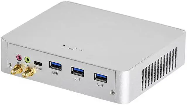 Alt view image 3 of 5 - 4K Mini PC, HTPC, Kodi Box, Intel Core I3 7100U, HUNSN BM22, Desktop Computer, AC WiFi, BT, DP, HDMI, 3 x USB3.0, 2 x USB2.0, Type-C, LAN, Smart Fan, Barebone, NO RAM, NO Storage, NO System