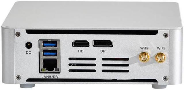 Alt view image 4 of 7 - HUNSN 4K Mini PC, Desktop Computer, BM21, 6 Cores I7 8750H, Server, Wi-Fi 6, BT 5.2, DP, HDMI, 6 x USB3.0, Type-C, LAN, Smart Fan, Barebone, NO RAM, NO Storage, NO System