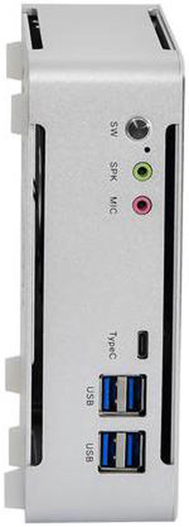 Alt view image 5 of 7 - HUNSN 4K Mini PC, Desktop Computer, BM21, 6 Cores I7 8750H, Server, Wi-Fi 6, BT 5.2, DP, HDMI, 6 x USB3.0, Type-C, LAN, Smart Fan, Barebone, NO RAM, NO Storage, NO System