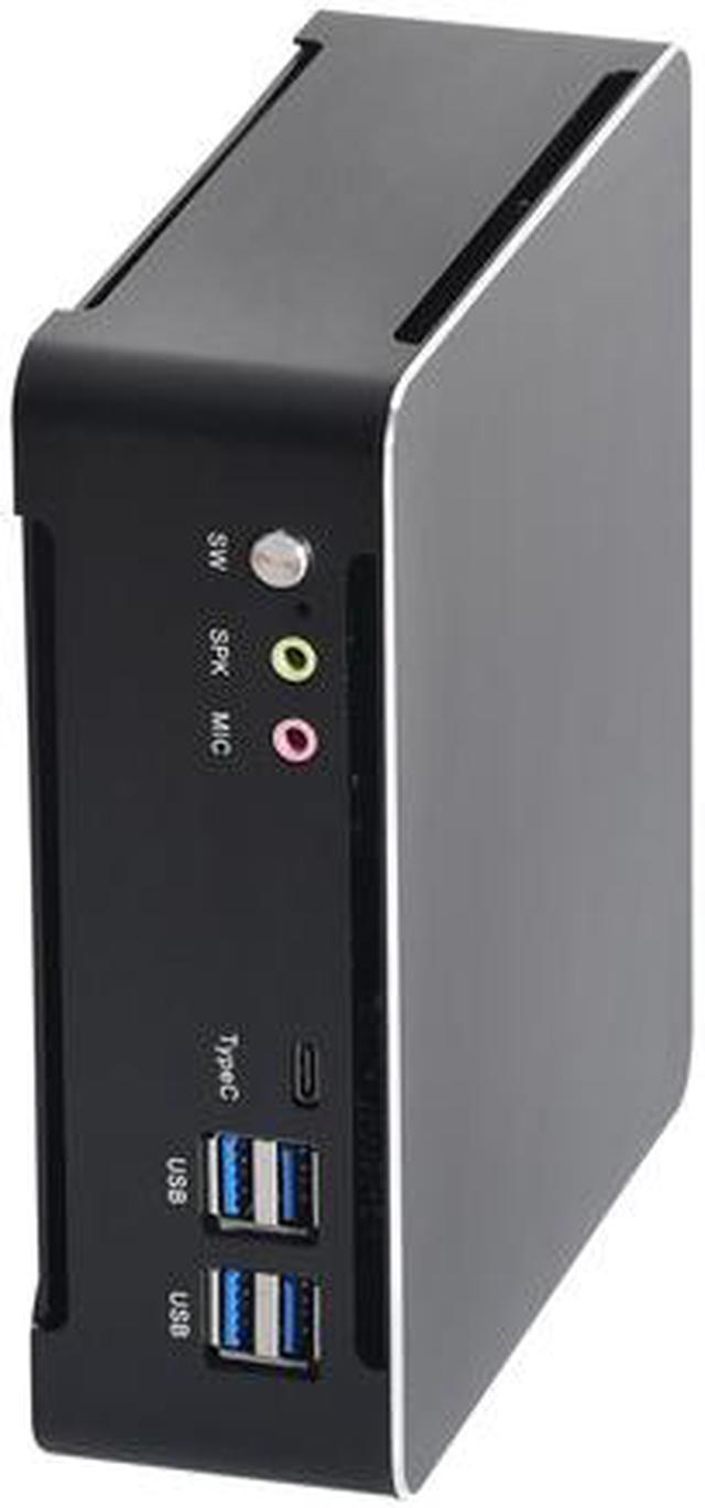 4K Mini PC, Intel 8 Cores I7 10870H, HUNSN BM21b, Desktop Computer, Server,  Windows 11 Pro or Linux Ubuntu, AC WiFi, BT, DP, HDMI, 6 x USB3.0, Type-C, 