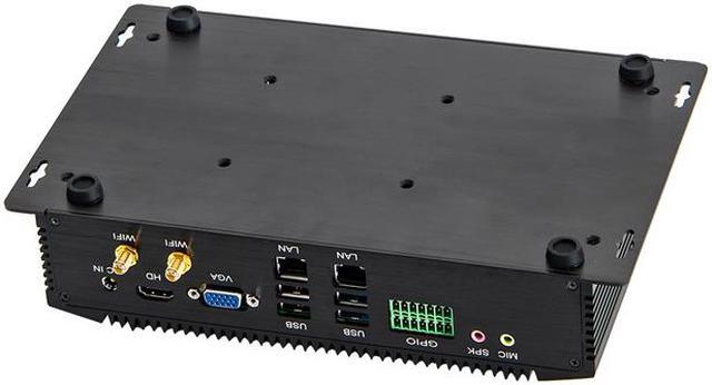 Alt view image 3 of 6 - HUNSN Industrial PC, Mini Computer, I5 4200U 4250U 4258U 4278U, IM05, Windows 11 / Linux Ubuntu, 4G, WOL, Watchdog Supported, 2 x LAN, GPIO, 6 x COM RS232 422 485, 0 RAM, 0 Storage, Barebone No System