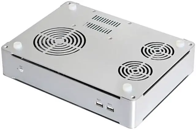 Alt view image 5 of 5 - HUNSN 8K Mini PC, Small Server, Gaming Computer, BM28, Intel XEON D-1581, Windows 11 or Linux Ubuntu, AMD Radeon RX 6400 4G Graphic, Wi-Fi 6, BT 5.2, DP1.4a, HDMI2.1, 64G RAM, 512G NVME SSD, 5TB HDD