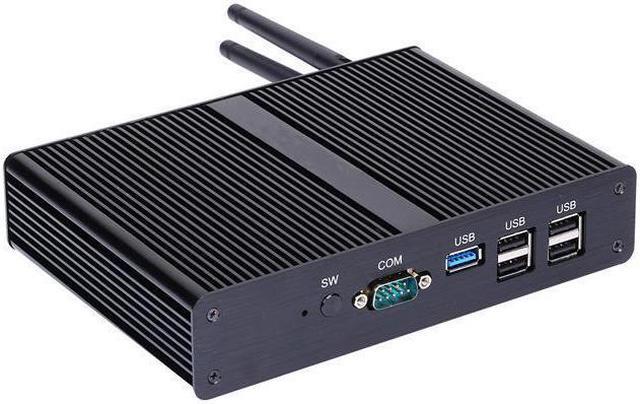 Alt view image 7 of 7 - Fanless Mini PC, Desktop Computer, HUNSN BM10, J1900 N3510 N3520, HTPC, Nano Kodi Box, WiFi, BT, 2 x COM, VGA, HDMI, USB3.0, 4 x USB2.0, LAN, Barebone, NO RAM, NO Storage, NO System