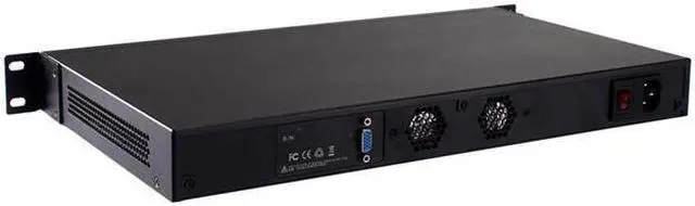 Alt view image 2 of 4 - Firewall, VPN, 1U 19 Inch Rackmount, Mikrotik, Pfsense, Celeron 3855U / 3865U / 3965U, RS10, OPNsense, Network Appliance, 6 LAN/2 Optical SFP/2USB/COM/VGA/Fan,(8G RAM/64G SSD)