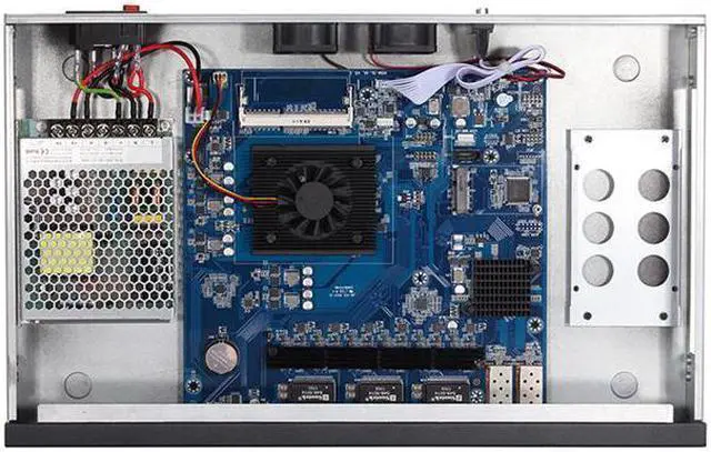 Alt view image 3 of 4 - Firewall, VPN, 1U 19 Inch Rackmount, Mikrotik, Pfsense, Celeron 3855U / 3865U / 3965U, RS10, OPNsense, Network Appliance, 6 LAN/2 Optical SFP/2USB/COM/VGA/Fan,(8G RAM/64G SSD)