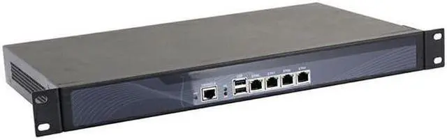 Main image of 1U Rackmount Firewall Hardware, Atom D525, RS02, VPN, Network Security Appliance, Router PC, 4 x Gigabit LAN/2USB/COM/VGA/Fan,(Barebone, NO RAM, NO Storage, NO System)