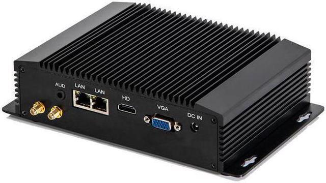 Alt view image 3 of 4 - HUNSN Industrial Embedded PC, Fanless Mini Computer, I5 4200Y 4210Y 4202Y 4302Y, IM08, IPC, Windows 11 / Linux Ubuntu, VGA, HDMI, 2 x LAN, 2 x COM, 4 x USB3.0, 8G RAM, 256G SSD