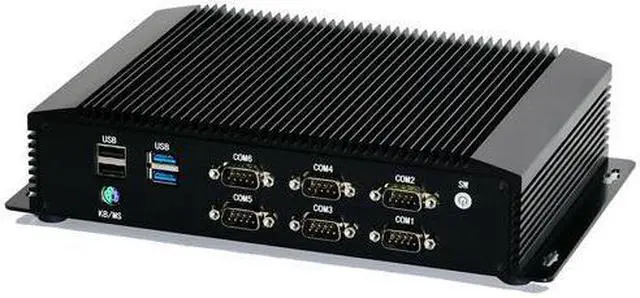 Alt view image 5 of 5 - HUNSN Industrial PC, Fanless Mini Computer, Windows 11 / Linux Ubuntu, I7 8550U 8560U 8565U 8569U, IM06, 4G, WOL, Watchdog Supported, 2 x LAN, GPIO, 6 x COM, 32G RAM, 128G SSD