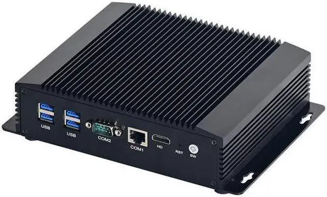 Alt view image 2 of 4 - HUNSN Firewall Micro Appliance, Pfsense, Mikrotik, OPNsense, VPN, Router PC, Core I5 8260U / 8265U, RM02, 6 x 2.5GbE LAN, AES-NI, HDMI, SIM Slot, DDR4 16G RAM, 128G SSD