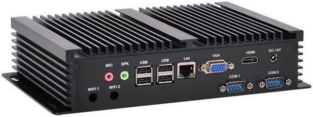 Alt view image 6 of 6 - Fanless Industrial Computer, IPC, Mini PC, Intel I5 1135G7, HUNSN IM03, Windows 11 or Linux Ubuntu, VGA, HDMI, LAN, 2 x COM RS232, 3 x USB2.0, 4 x USB3.0, Support WOL, 8G RAM, 256G SSD