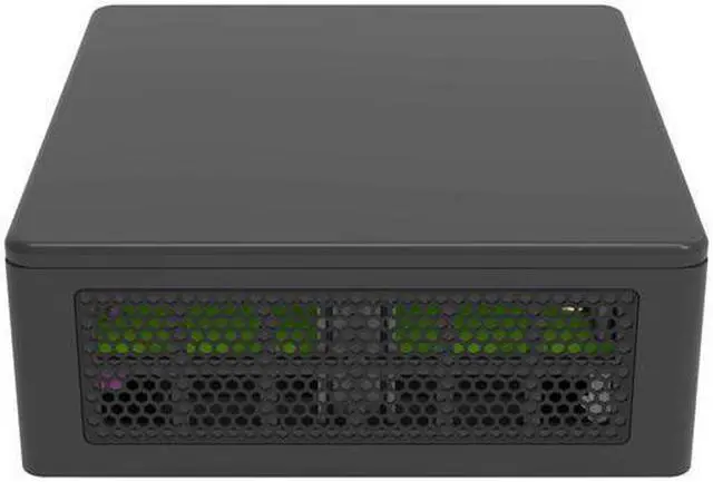 Alt view image 5 of 5 - Mini PC 12th Generation 12 Cores I7 1260P, HUNSN BA04f, Windows 11 or Linux Ubuntu, Desktop Computer, Type-C, Mini DP, 2 x HDMI 2.0, 4 x Display Support, TPM2.0, 16G RAM 512G SSD