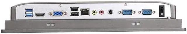 Alt view image 3 of 3 - 12.1" TFT XGA LED Industrial Panel PC, 10 Point Projected Capacitive Touch Screen, Core I5, HUNSN PW19, Windows 11 Pro or Linux Ubuntu, 1024 x 768, HDMI, VGA, 2 x COM, 8G RAM, 128G SSD, 1TB HDD