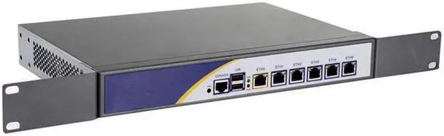 Alt view image 3 of 5 - Firewall, Mikrotik, Pfsense, OPNsense, VPN, Atom D525, HUNSN RS03, Network Security Micro Appliance, Router PC, 6 x Gigabit LAN, 2 x USB, COM, VGA, Fan, 2G RAM, 32G SSD