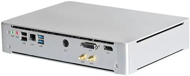 Alt view image 6 of 7 - Mini PC, Intel XEON D-1581, HUNSN BM29, Mining P-Disk Dedicated Small Server, NVIDIA Quadro K620 2G Graphic, AC WiFi, BT, DVI, DP, LAN, Barebone, NO RAM, NO Storage, NO System