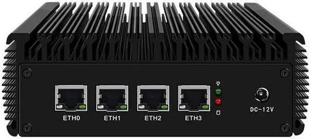 Main image of Micro Firewall Appliance, Mini PC, VPN, Router PC, Celeron N5105, HUNSN RJ02k, AES-NI, 4 x 2.5GbE I225-V B3 LAN, Barebone, NO RAM, NO Storage, NO System