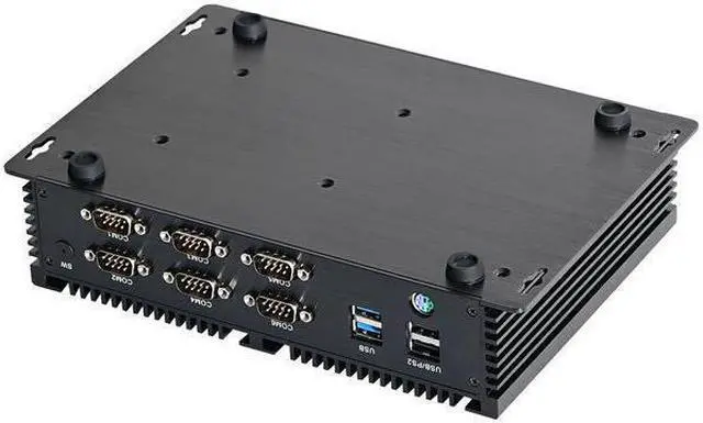 Alt view image 4 of 4 - HUNSN Industrial Computer, IPC, Fanless Mini PC, I7 6500U 7560U, IM07, Windows 11 / Linux Ubuntu, GPIO, Watchdog, WOL, SIM Slot, WiFi, BT, 2 x LAN, 6 x COM, 0 RAM, 0 Storage, Barebone No System