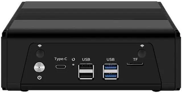 Alt view image 4 of 6 - HUNSN Micro Firewall Appliance, Mini PC, AMD Ryzen 5 5500U, RJ11, pFsense, Mikrotik, OPNsense, VPN, Router PC, 4 x Intel 2.5GbE I226-V LAN, Type-C, TF, HDMI, DP, 16G RAM, 64G SSD