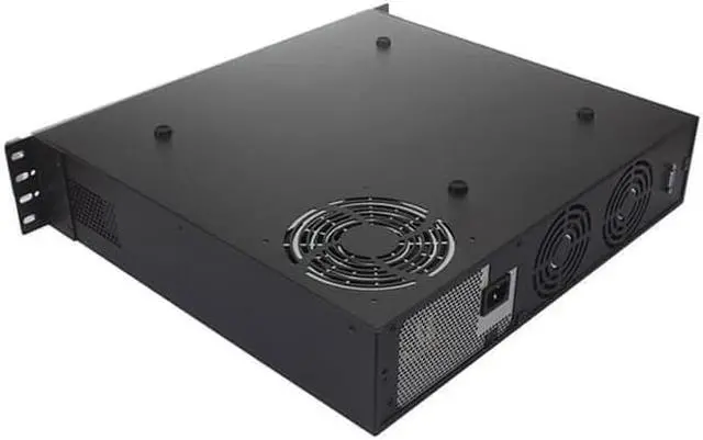 Alt view image 3 of 4 - Firewall, VPN, 2U Rackmount, Mikrotik, Pfsense, Z87 with G3250, RS13, OPNsense, Network Appliance, 10 Ports/6 LAN/4 SFP+ 10 Gigabit 82599ES/2USB/COM/VGA/BYPASS,(16G RAM/64G SSD)
