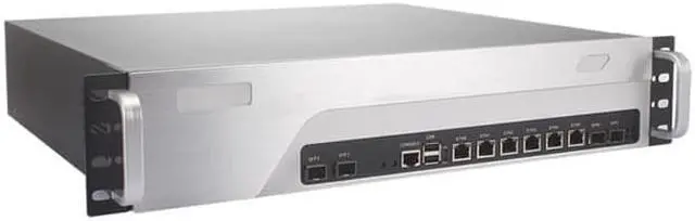 Alt view image 4 of 4 - Firewall, VPN, 2U Rackmount, Mikrotik, Pfsense, Z87 with G3250, RS13, OPNsense, Network Appliance, 10 Ports/6 LAN/4 SFP+ 10 Gigabit 82599ES/2USB/COM/VGA/BYPASS,(16G RAM/64G SSD)