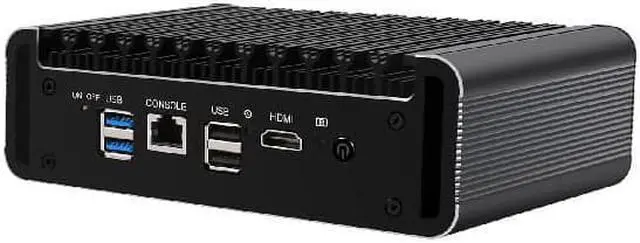 Alt view image 2 of 5 - Micro Firewall Appliance, Mini PC, Intel J6412, HUNSN RJ14, pFsense Plus, Mikrotik, OPNsense, VPN, Router PC, AES-NI, 6 x Intel 2.5GbE I226-V LAN, Console, HDMI, GPIO, SIM Slot, 8G RAM, 64G SSD