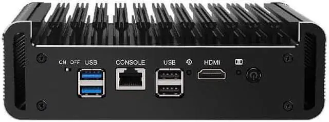 Alt view image 4 of 5 - Micro Firewall Appliance, Mini PC, Intel J6412, HUNSN RJ14, pFsense Plus, Mikrotik, OPNsense, VPN, Router PC, AES-NI, 6 x Intel 2.5GbE I226-V LAN, Console, HDMI, GPIO, SIM Slot, 8G RAM, 64G SSD
